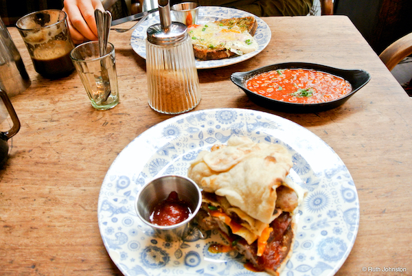 Indian food at Dishoom, London