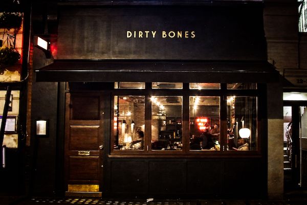 Dirty Bones restaurant in Soho