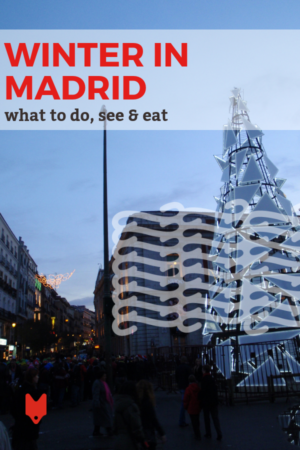 Winter in Madrid is a beautiful, magical time of year. Here are our favorite cold-weather foods, things to do throughout the city, and ways to beat the cold! #Spain #Madrid #winter #beautifuldestinations #Christmas #Europe 